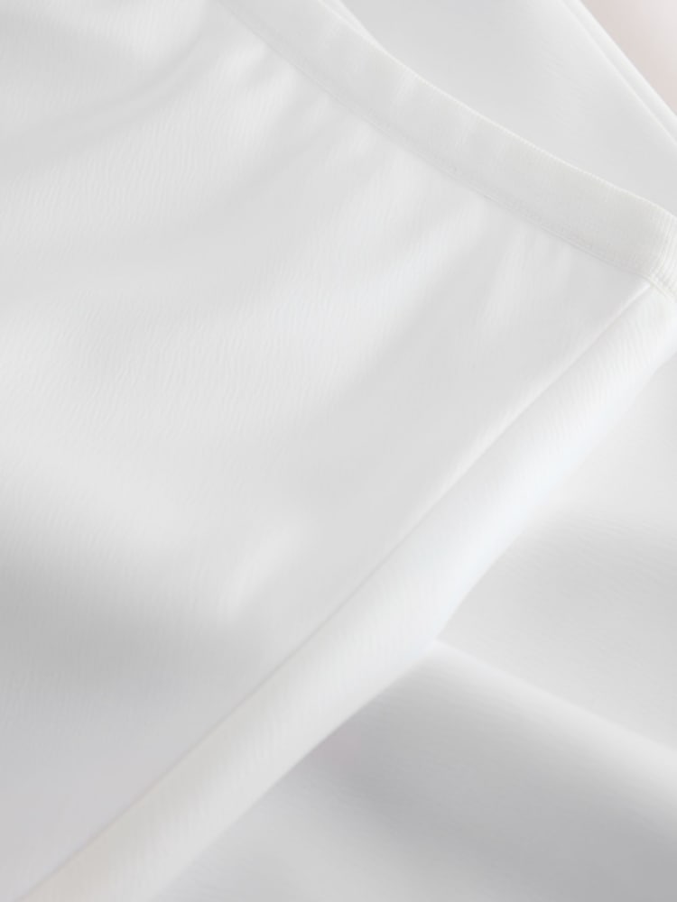 White Satin Midi Skirt - Image 9 of 9