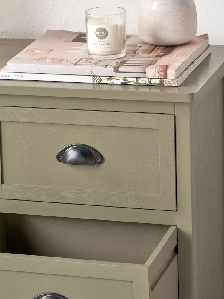 Pacific Olive Pine Wood 6 Drawer Unit - Image 2 of 7 Pacific Olive Pine Wood 6 Drawer Unit - Image 2 of 7