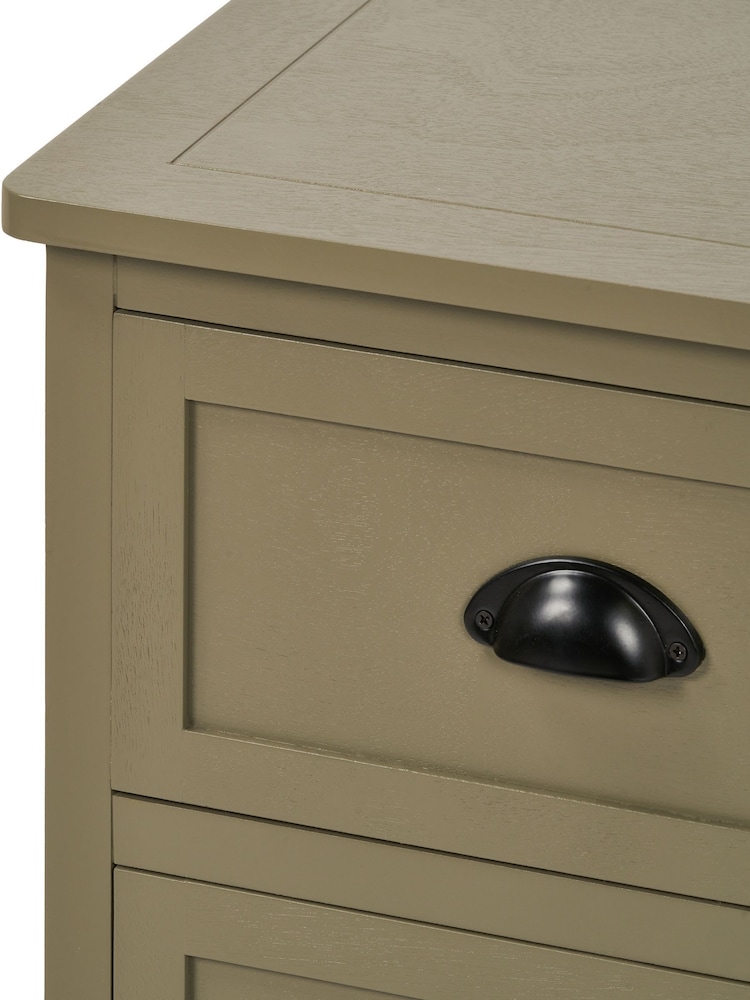 Pacific Olive Pine Wood 6 Drawer Unit - Image 7 of 7 Pacific Olive Pine Wood 6 Drawer Unit - Image 7 of 7