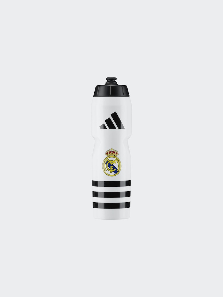 adidas White/Black Sport Performance Adult Real Madrid Water Bottle - Image 1 of 4