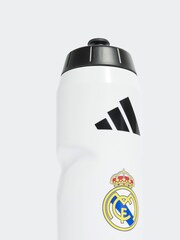 adidas White/Black Sport Performance Adult Real Madrid Water Bottle - Image 4 of 4