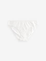 Black/White High Leg Geo Lace Trim Knickers 4 Pack - Image 5 of 8