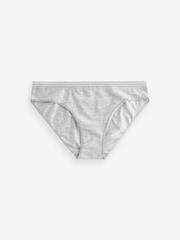Black/White High Leg Geo Lace Trim Knickers 4 Pack - Image 6 of 8