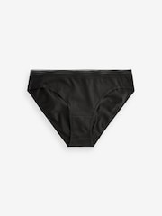 Black/White High Leg Geo Lace Trim Knickers 4 Pack - Image 7 of 8