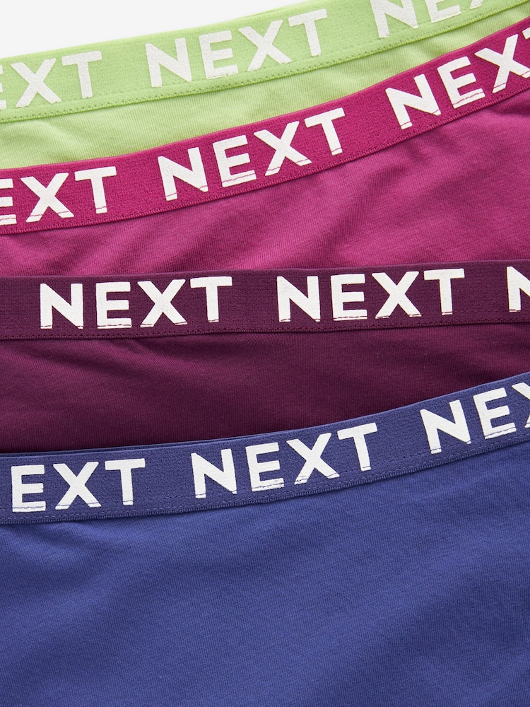 Rosa/Violett/Grün - Slips mit Logo, 4er-Pack - Bild 9 von 9 Rosa/Violett/Grün - Slips mit Logo, 4er-Pack - Bild 9 von 9
