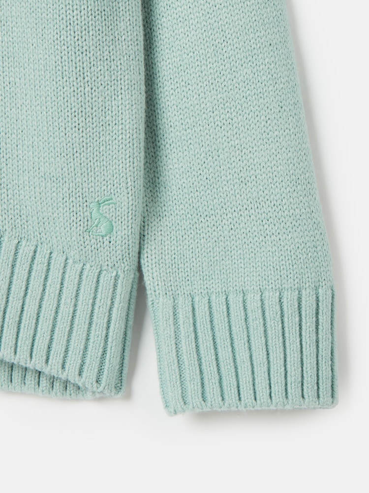 Joules Girls' Cracking Blue Intarsia Artwork Jumper - Image 2 of 5 Joules Girls' Cracking Blue Intarsia Artwork Jumper - Image 2 of 5