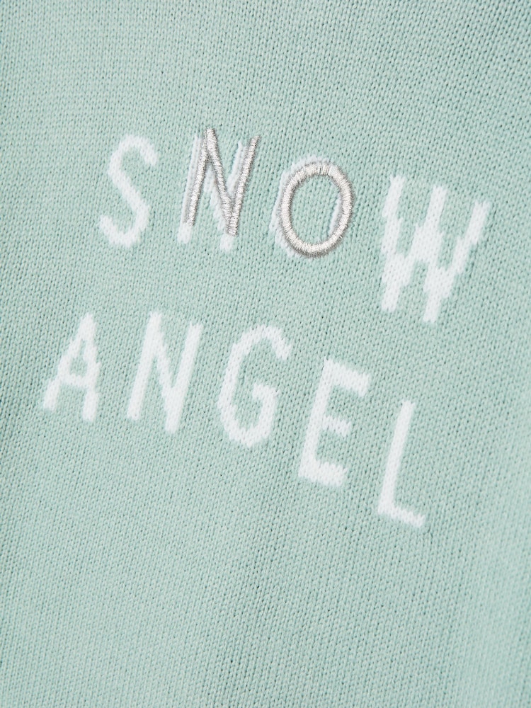 Joules Girls' Cracking Blue Intarsia Artwork Jumper - Image 5 of 5 Joules Girls' Cracking Blue Intarsia Artwork Jumper - Image 5 of 5