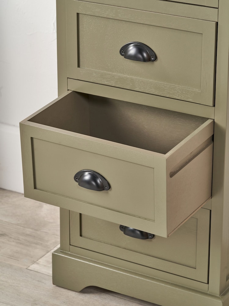 Pacific Olive Pine Wood 5 Drawer Unit - Image 2 of 6 Pacific Olive Pine Wood 5 Drawer Unit - Image 2 of 6
