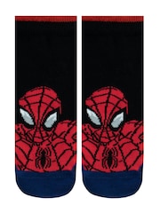 Character Red Spiderman 100% Cotton Socks 3 Pack - Image 4 of 4