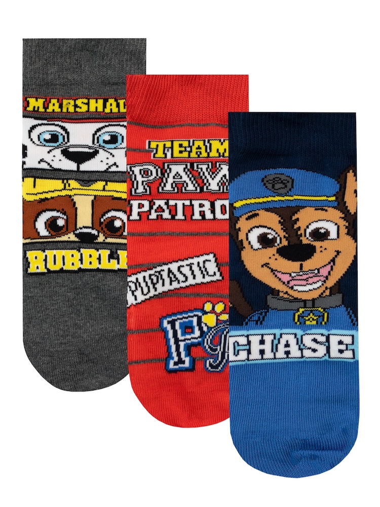 Character Paw Patrol 100% Cotton Socks 3 Pack - Imagen 1 de 4