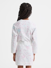 Reiss Multi Janey 9-13 yrs Cotton Jersey Blend Crew Neck Dress - Image 5 of 5