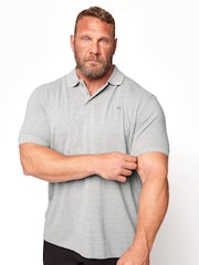 BadRhino Big & Tall Grey Core Polo Shirt - Image 1 of 3