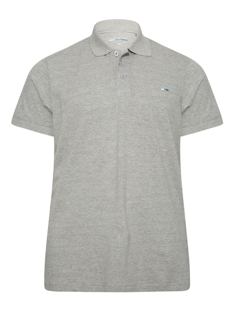 BadRhino Big & Tall Grey Core Polo Shirt - Image 2 of 3