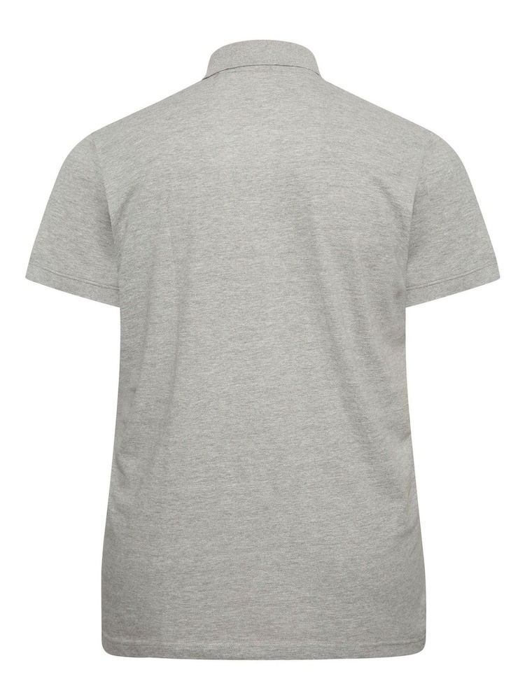 BadRhino Big & Tall Grey Core Polo Shirt - Image 3 of 3