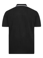 BadRhino Big & Tall Black Core Polo Shirt - Image 3 of 3