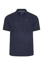 BadRhino Big & Tall Black 100% Cotton Core Polo Shirts 3 Pack - Image 4 of 5