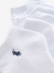 Polo Ralph Lauren White Cushioned Low-Cut Socks 6 Pack - Image 3 of 4