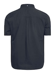BadRhino Big & Tall Blue Short Sleeve 100% Cotton Oxford Shirt - Image 3 of 3