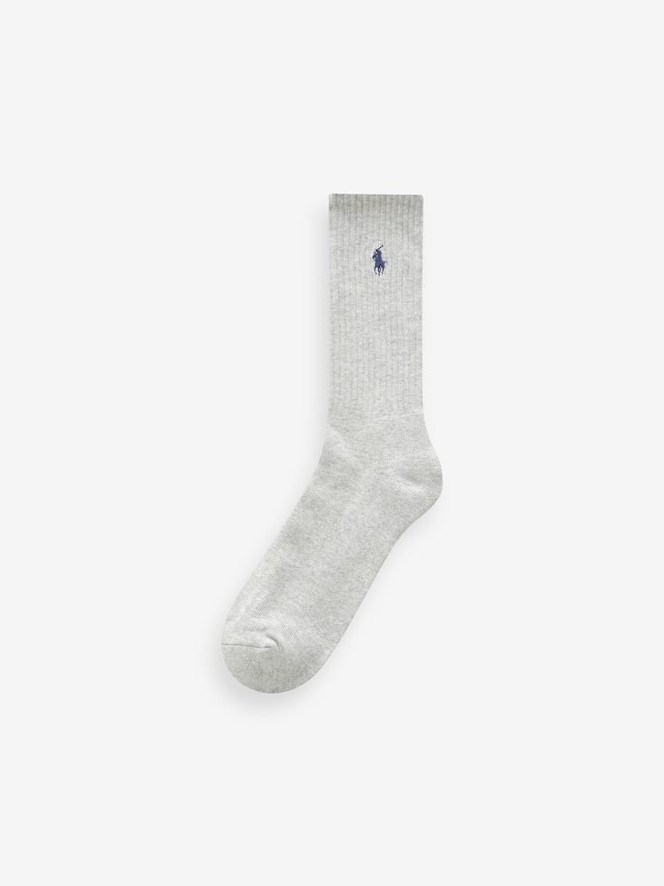 Polo Ralph Lauren Multi Cotton Crew Socks 6 Pack - Image 3 of 9