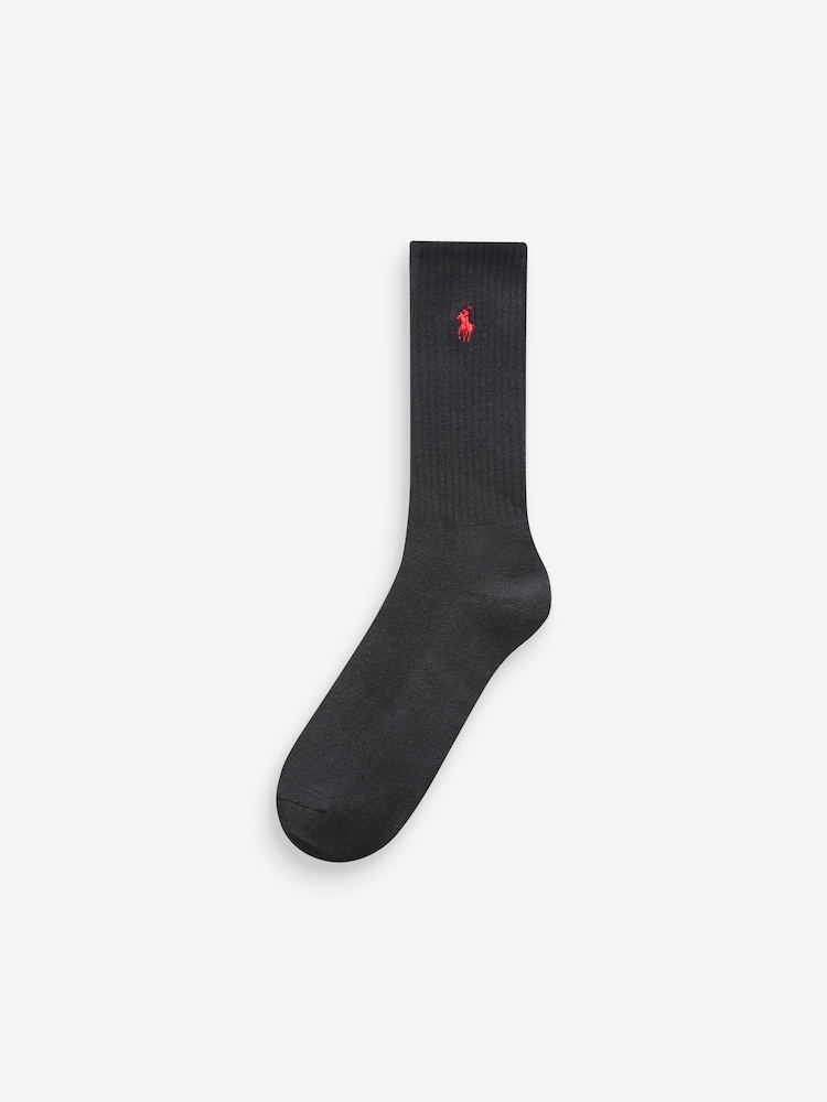 Polo Ralph Lauren Multi Cotton Crew Socks 6 Pack - Image 6 of 9