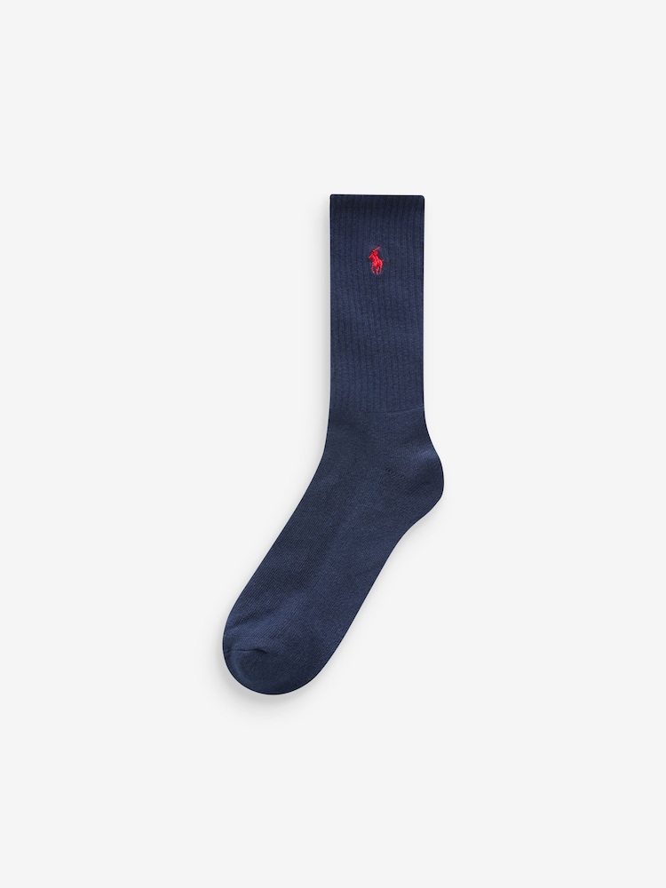 Polo Ralph Lauren Multi Cotton Crew Socks 6 Pack - Image 7 of 9