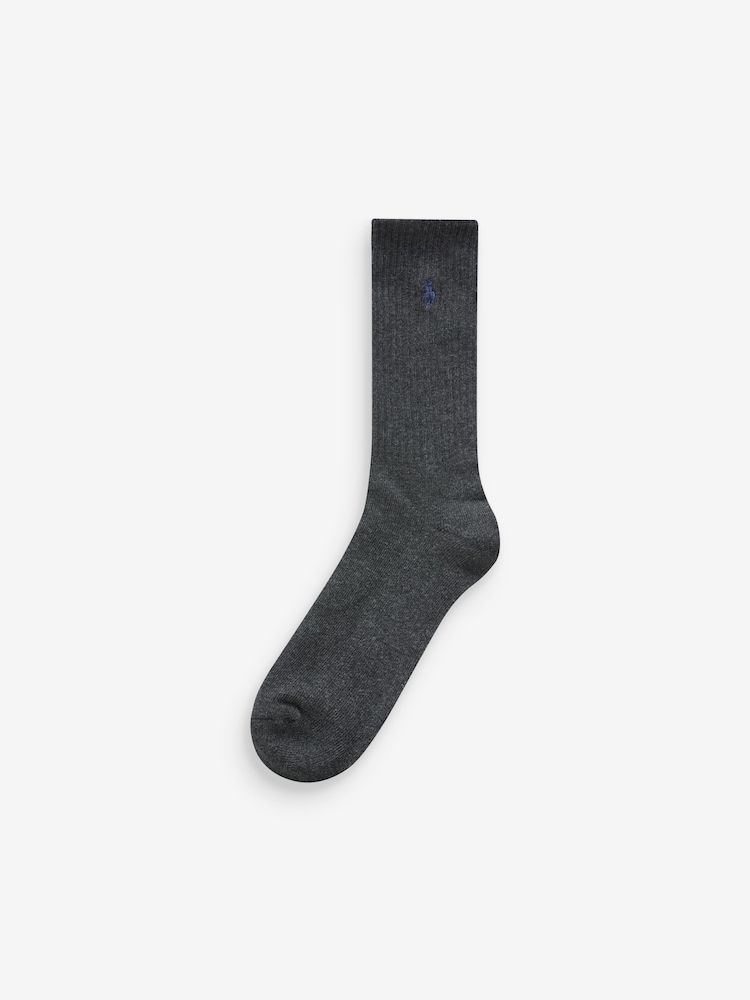 Polo Ralph Lauren Multi Cotton Crew Socks 6 Pack - Image 8 of 9