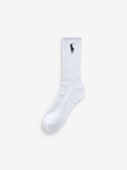 Polo Ralph Lauren Multi Large Pony Logo Crew Socks 3 Pack - Image 3 of 6