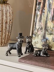 Set of 3 Black Wilson The Schnauzer Ornaments - Image 1 of 6