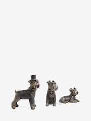 Set of 3 Black Wilson The Schnauzer Ornaments - Image 5 of 6