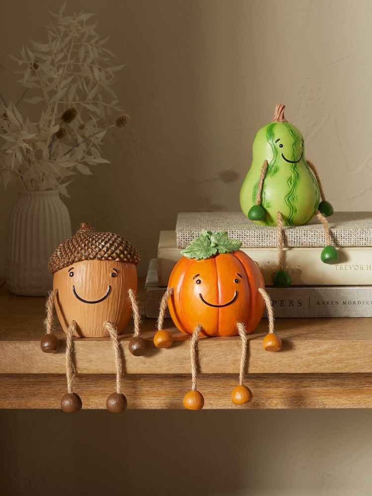 Orange Pumpkin Dangly Leg Friends - Image 1 of 4 Orange Pumpkin Dangly Leg Friends - Image 1 of 4
