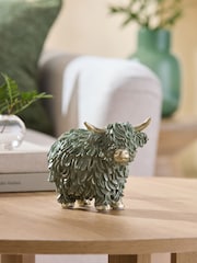 Green Hamish the Highland Cow Ornament - Image 1 of 5