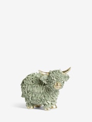 Green Hamish the Highland Cow Ornament - Image 3 of 5