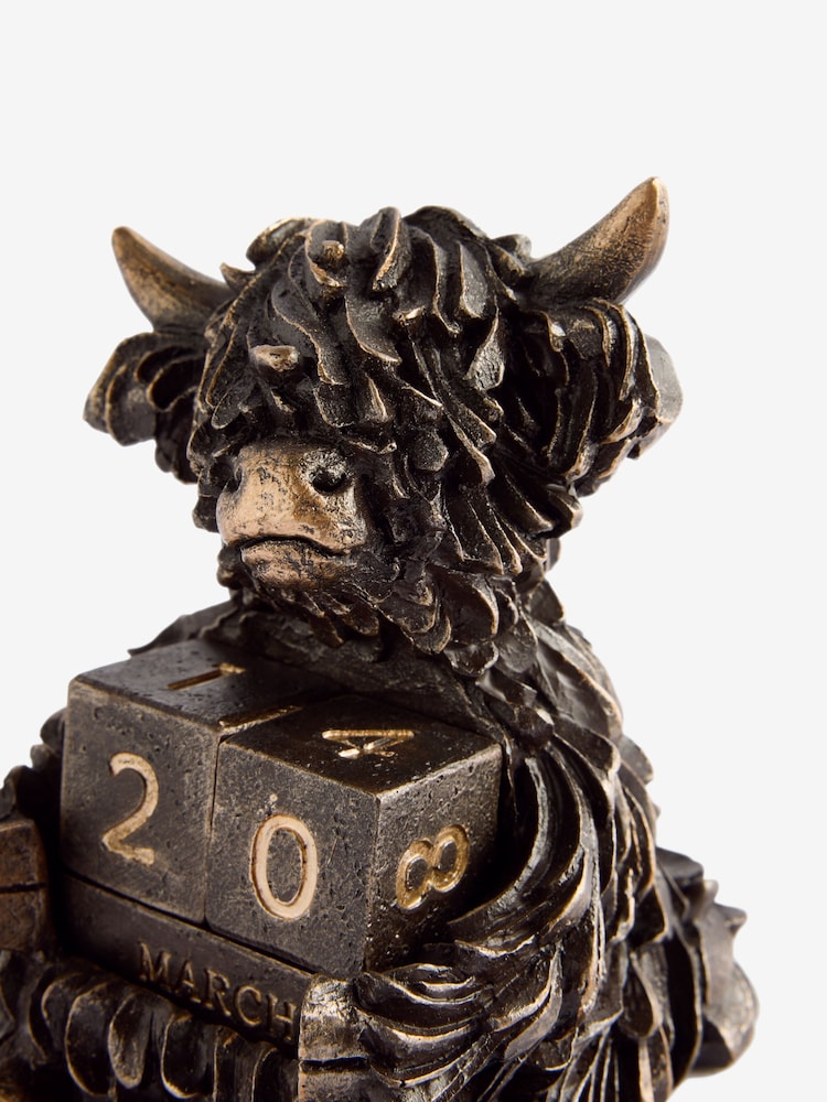 Bronze Hamish Calendar Ornament - Image 5 of 5 Bronze Hamish Calendar Ornament - Image 5 of 5
