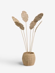 Natural Extra Large Woven Plant Ornament - Image 3 of 4