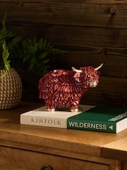 Orange Hamish the Highland Cow Ornament - Image 1 of 5