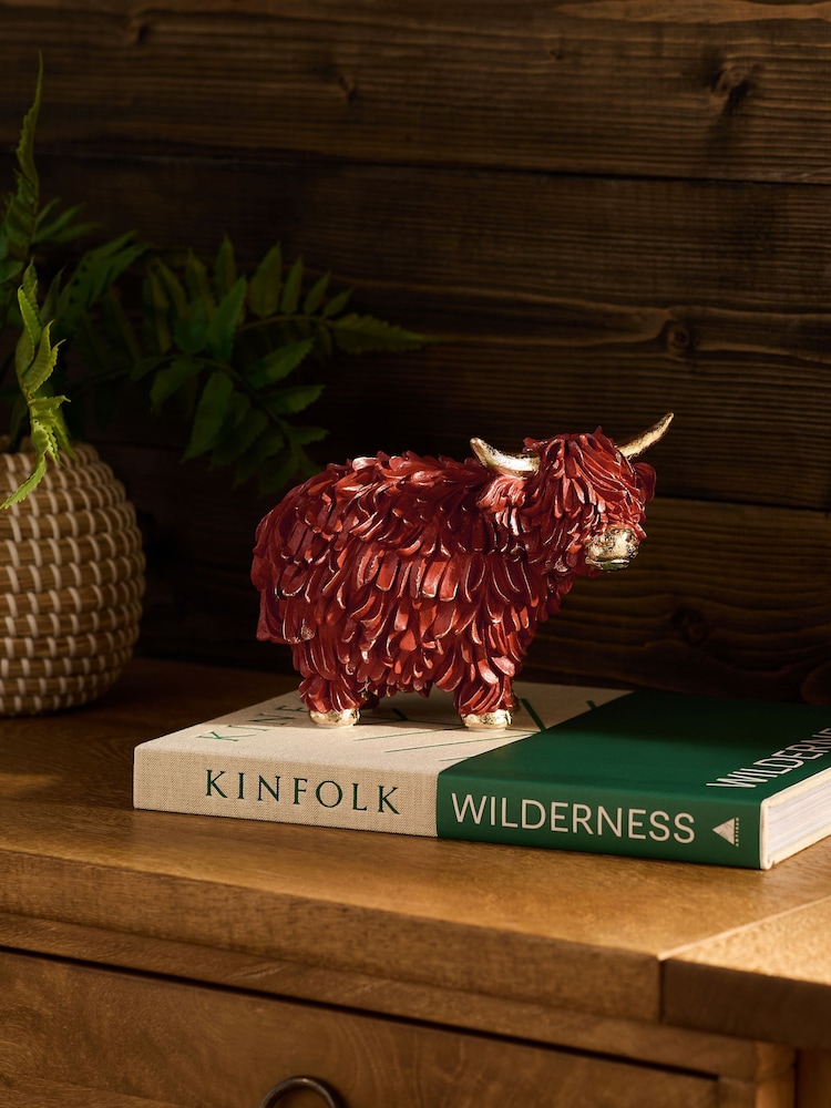 Orange Hamish the Highland Cow Ornament - Image 1 of 5