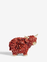 Orange Hamish the Highland Cow Ornament - Image 3 of 5