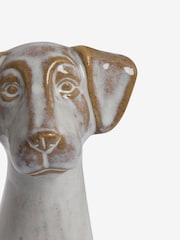 Grey Ceramic Dog Ornament - Image 4 of 4