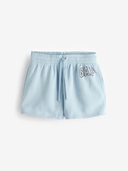 Gap Blue Pull On Logo Jogger Shorts - Image 1 of 3