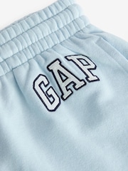Gap Blue Pull On Logo Jogger Shorts - Image 3 of 3