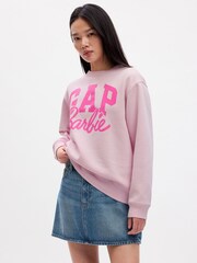 Gap Pink Barbie Logo Sweatshirt - Image 1 of 4