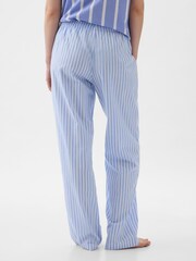 Gestreift, Blau - Gap Gestreifte Pyjamahose aus Popeline - Bild 2 von 3
