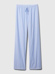 Gestreift, Blau - Gap Gestreifte Pyjamahose aus Popeline - Bild 3 von 3