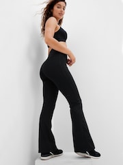 Gap Black Sky High Studio Flare Leggings - Image 2 of 4