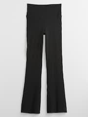 Gap Black Sky High Studio Flare Leggings - Image 3 of 4