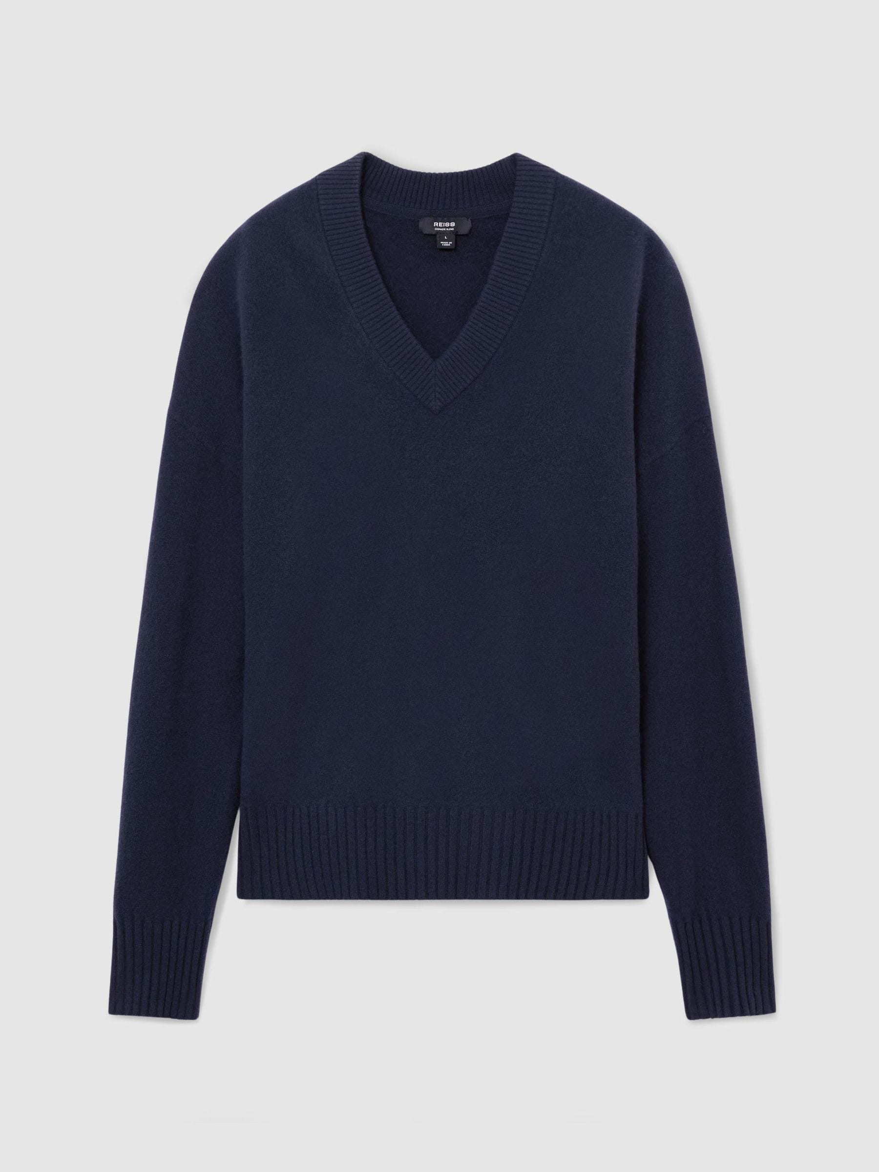 Comprar Marinha - Reiss Alberz Wool-Cashmere V-Neck Jumper from