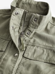 Gap Green Ruched Waist Utility Jacket - Image 7 of 9