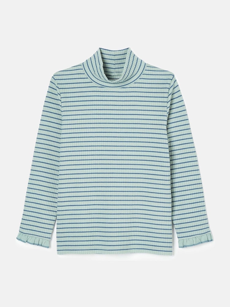 Топ в рубчик с высоким воротником Joules Faye - Изображение 1 из 4