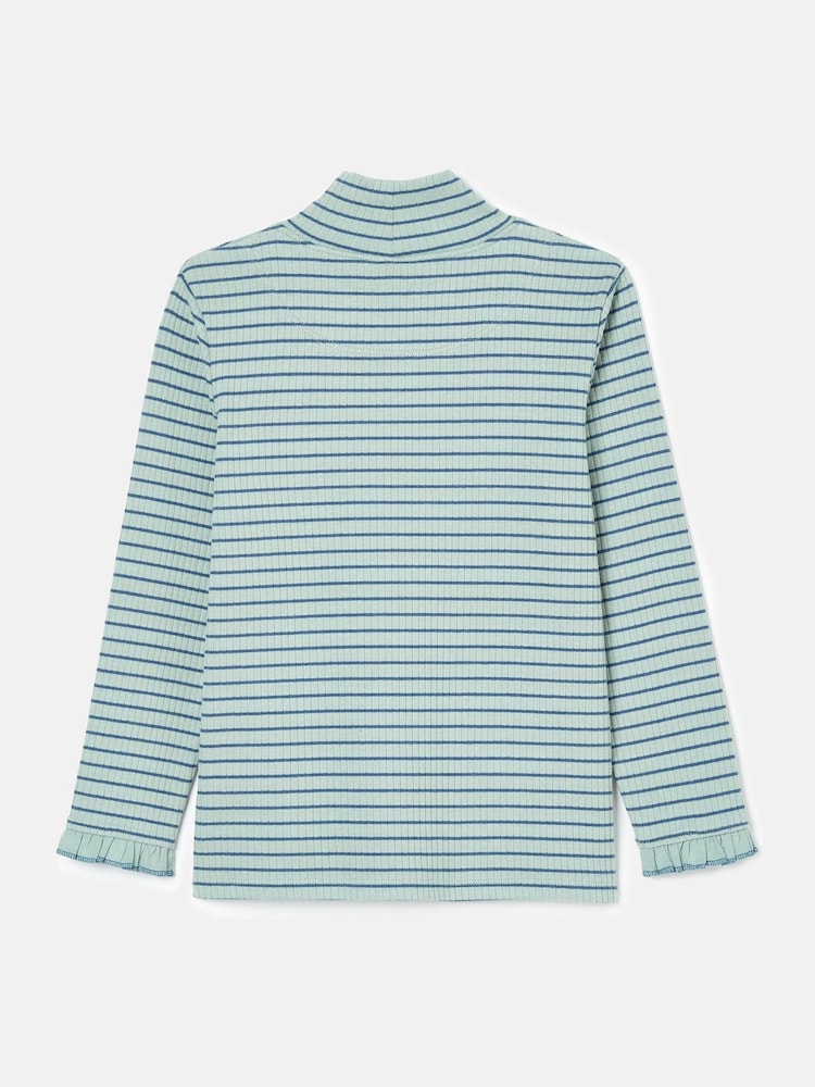 Топ в рубчик с высоким воротником Joules Faye - Изображение 2 из 4