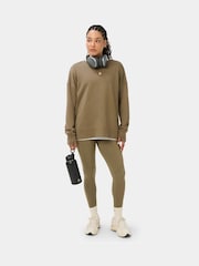 Sweaty Betty Brown After Class Longline Sweatshirt - Image 3 of 6